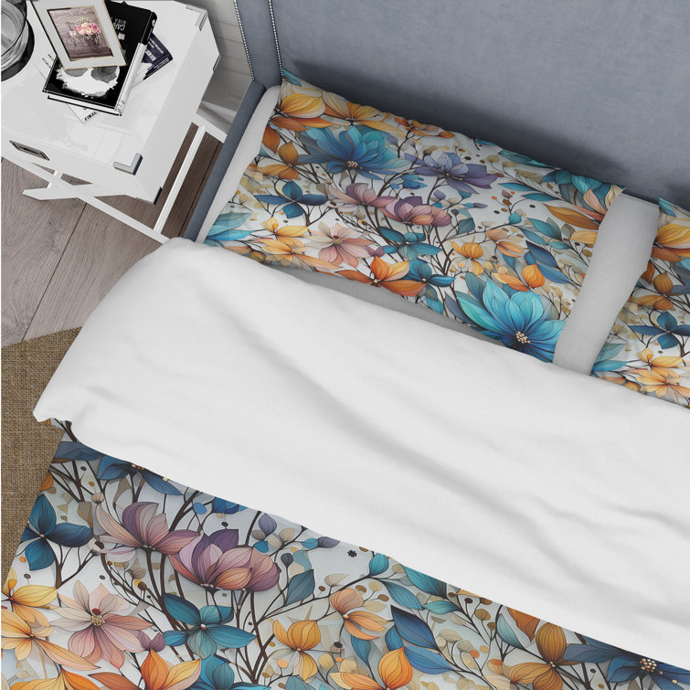 Red Barrel Studio® Ohitika Floral Duvet Cover Set - Wayfair Canada