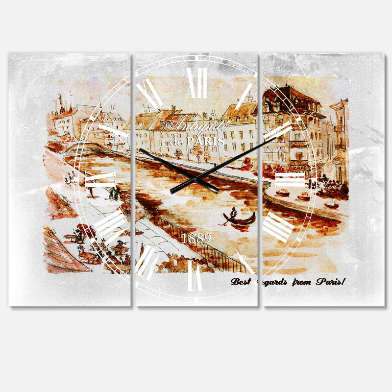 Très grande horloge murale Swigart