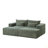 Boneless Oversized Sectional Lounge Chaise,No Assembly Required,Cloud Plush Loveseat With Two Removable Footstool,Fluffy Modern Sleeper Chair For Indoor Living Room Bedroom-537066710