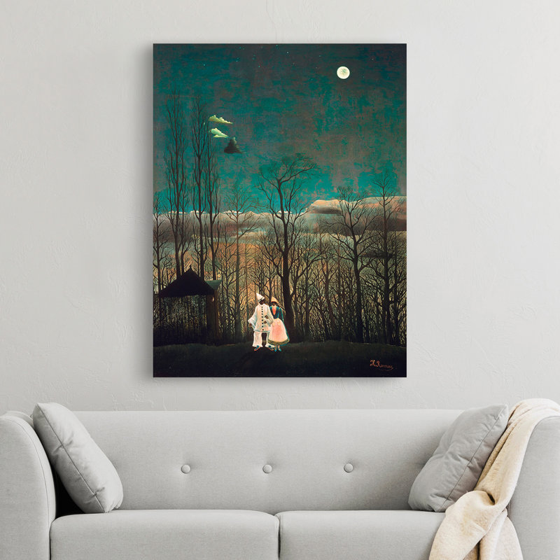 Carnival Evening by Henri Rousseau - Wrapped Canvas Painting, 100cm H x 70cm W x 4cm D