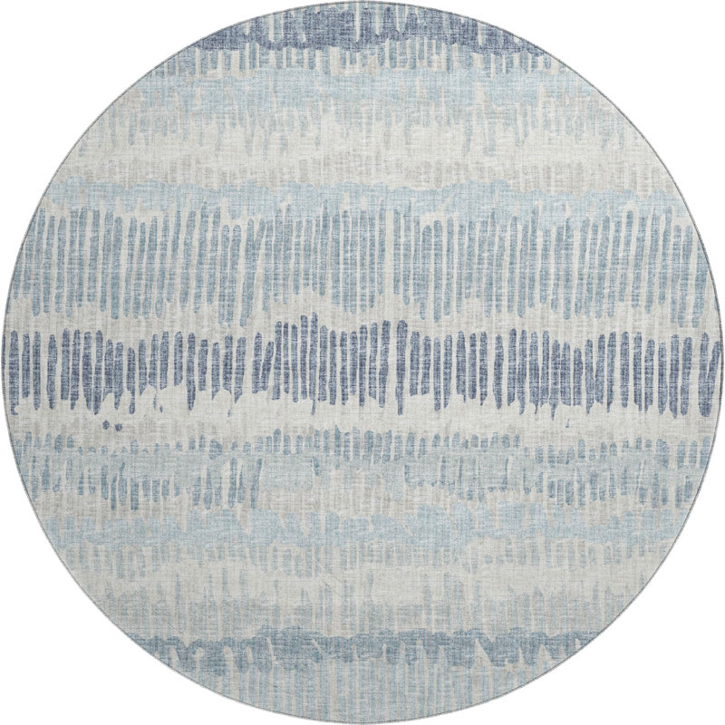 Tapis lavable en machine Venora Premium, Rond 8 pi