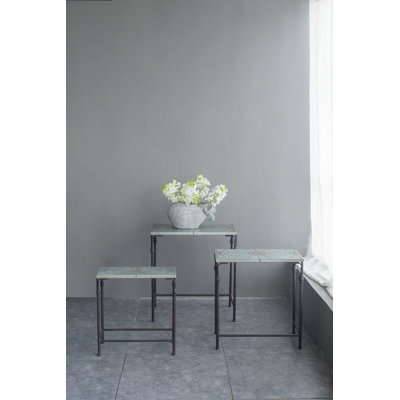 Ensemble de 3 supports pour plante gigognes en métal The Gilbert