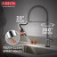Robinet de cuisine rétractable à poignée simple tactile avec accessoires Trinsic Pro-19449306