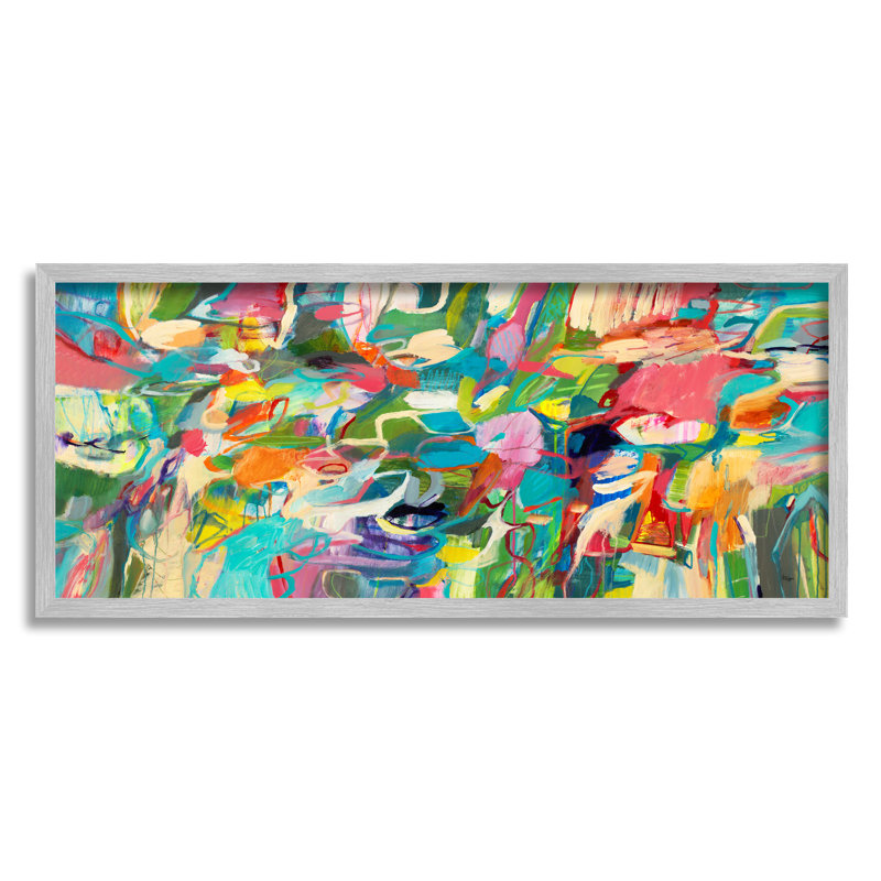 «Complex Playful ToneBright» - impression, H 10 po x l 24 po, Estampe numérique Farmhouse