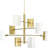 Wandermere 8 - Light Dimmable Geometric Chandelier
