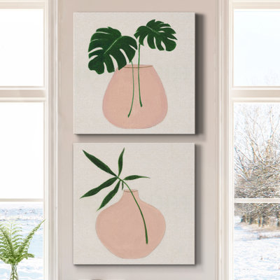 Simple Nature III - Ensemble de 2 peintures