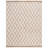 Natura Hand Woven Wool/Cotton Geometric Rug in Ivory/Natural-1938725886