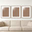 Ensemble de 2 cadres 10 po x 12 po Mocha Mousse avec passe-partout pour photos 8 x 10, cadres d'affiches en métal de qualité supérieure avec verre trempé et ensemble de fixation murale