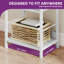 17 Stories 6-Tier Floor Standing Bookcase With 4 Hooks-181452091