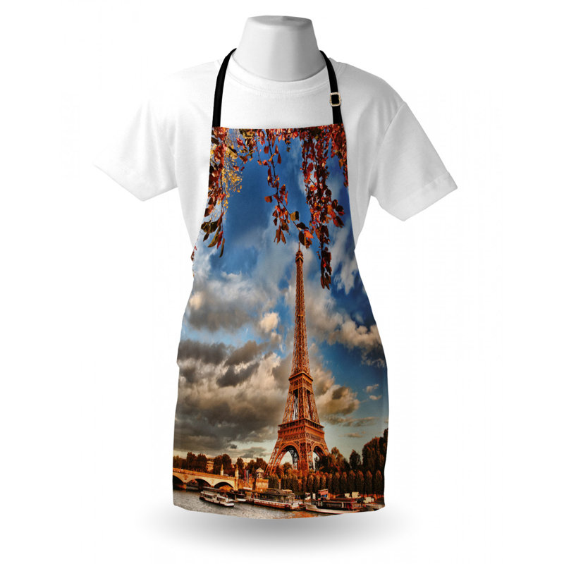 Eiffel Tower Bib Apron