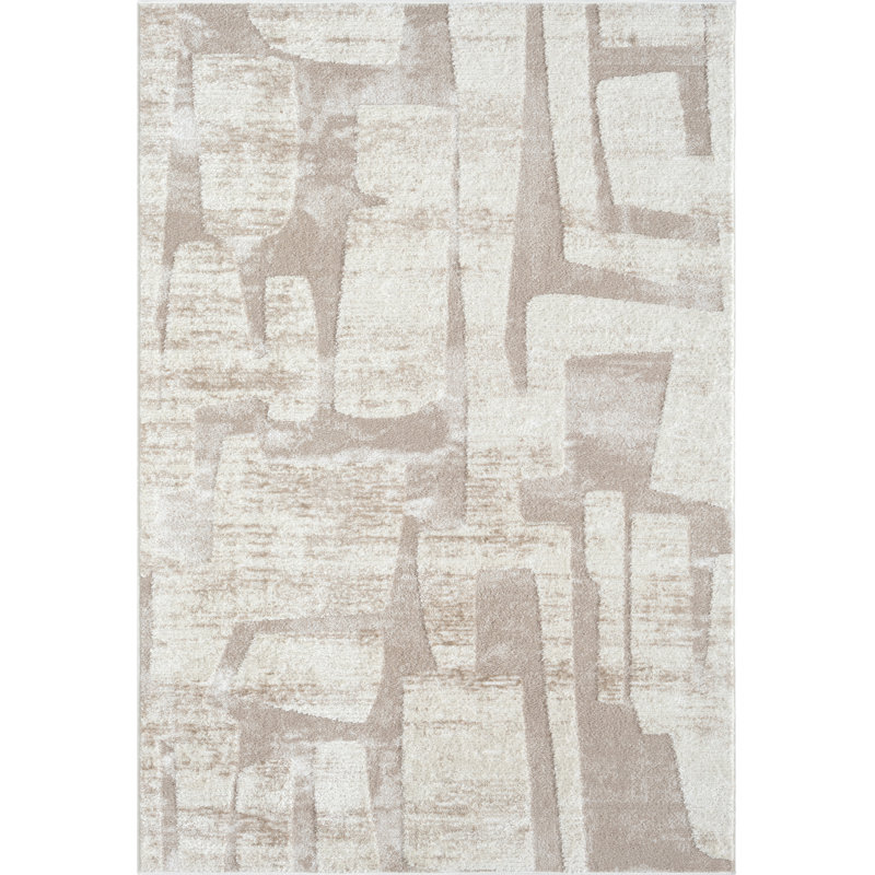 Taydum Abstract Indoor Rug, Rectangle 7'9" x 10'2"