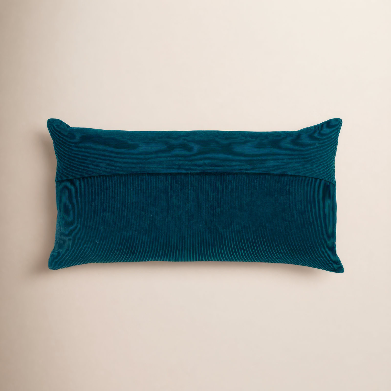 Brockett Textured Lumbar Throw Pillow, Teal