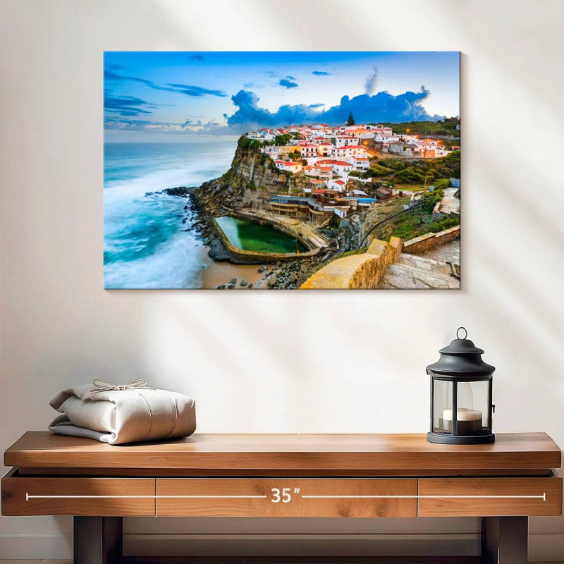 Nicci Azenhas Do Mar Seascape, 16" H x 24" W