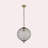 Tessanne Dimmable Metal and Globe Pendant-2082016198-2082016199