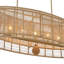 Lustre ovale 5 lumières Dareck