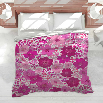 Édredon à motif floral bohème