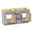 60'' Double Bathroom Vanity Base Only-96631520