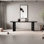 Ash wood rectangular dining table