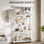 175cm H x 95cm W Steel Geometric Bookcase-1751066667