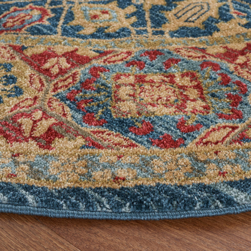Froehlich Performance Oriental Rug, Round 6'7"