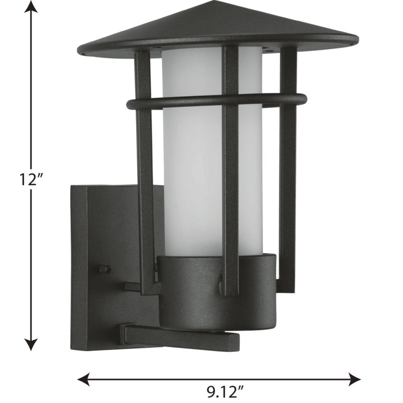 Hollman Wall Light, 12" H x 9.37" W x 9.37" D