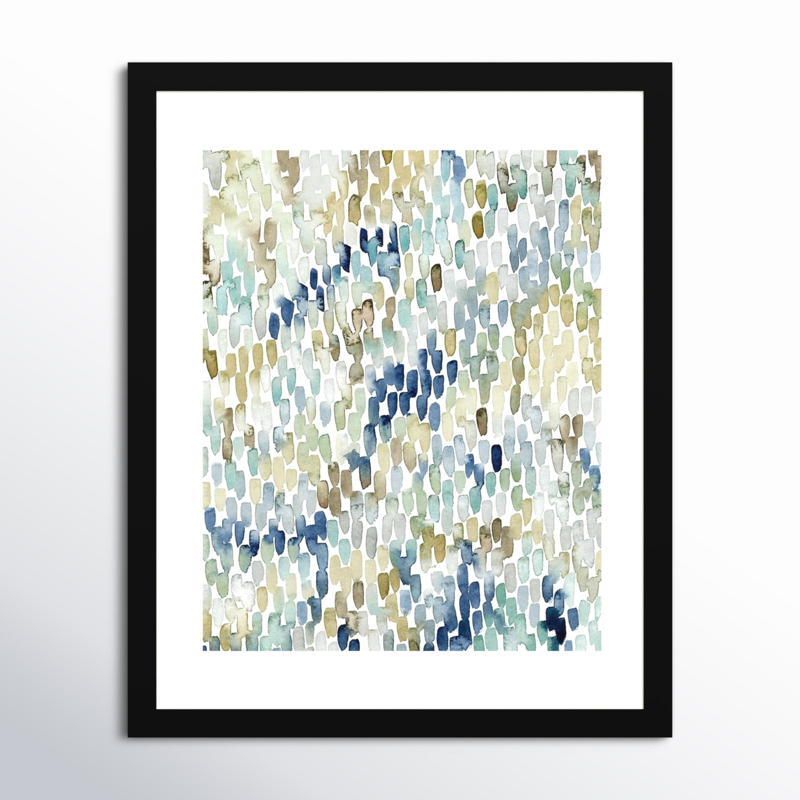 River Wavelets I by Grace Popp, 41" H x 33" W, Black Framed Paper
