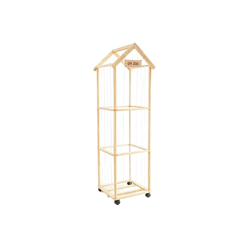 150 cm H x 40 cm W Solid Wood Toy Storage Bookcase