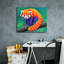 «Red Panda Rainbow» par Rebecca Wang, art mural sur toile