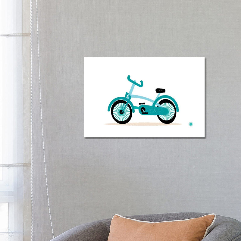 Bicycle by PaperPaintPixels - Wrapped Canvas Gallery-Wrapped Canvas Giclée, 66.04 cm H x 45.72 cm W