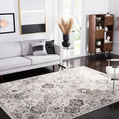 Newhouse Oriental Silver/Gray Area Rug