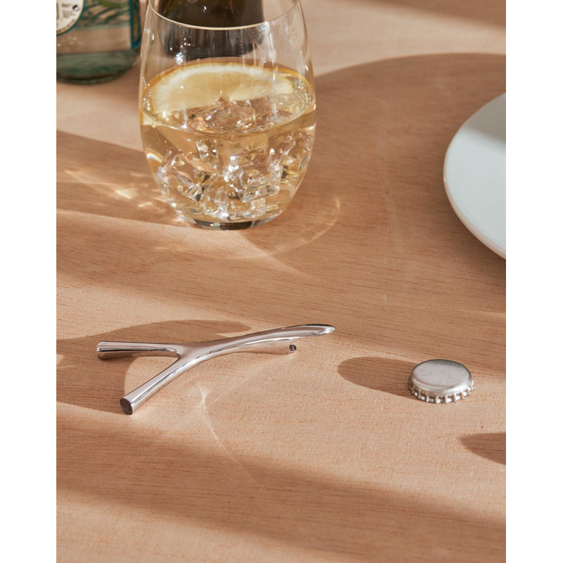 Virgula Divina Stainless Steel Bottle Opener