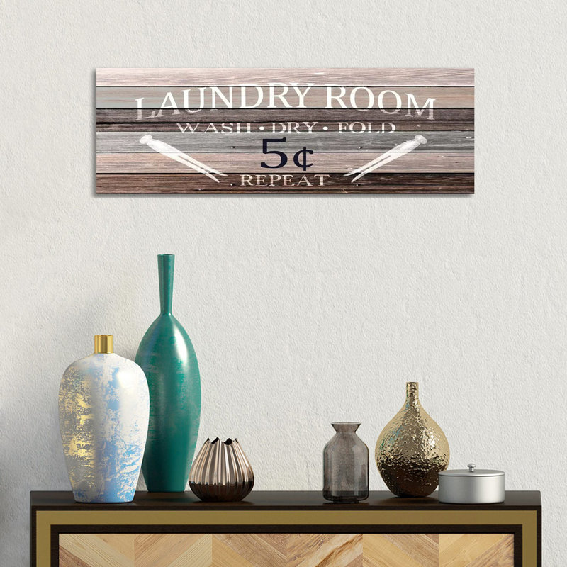 Wash Dry Fold by Kimberly Allen - Wrapped Canvas Panoramic Gallery-Wrapped Canvas Giclée