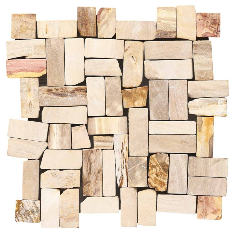 Fossil New Antique Petrified Stone Mosaic