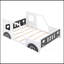Lit plateforme double classique en forme de voiture-729506217