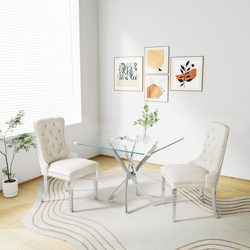 Ensemble repas, 3, Argent argent, Blanc / Doré