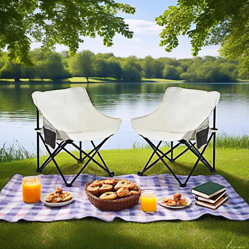 Outdoor Camping Folding/Portable Chairs Set of 2