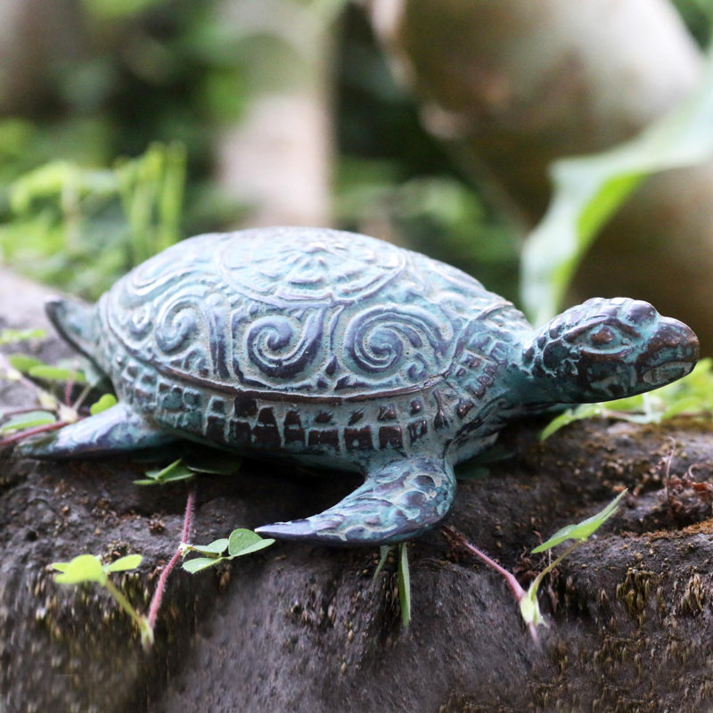 Figurine en tortue de bronze fabriqué artisan Addario