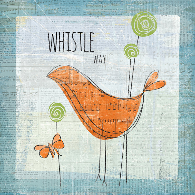 Whistle Way sur impression sur toile, H 20 po x l 20 po