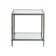 Metal Designs Claret Rectangular End Table