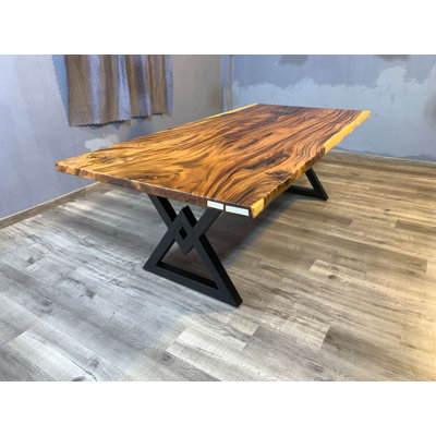 Gerhan Solid Wood Top Dining Table