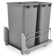 Rev-A-Shelf Double Pull Out Trash Can 50 Qt with Soft-Close