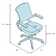 Winham Mid-Back Mesh Swivel Task Office Chair with Lumbar Support Band and Arms