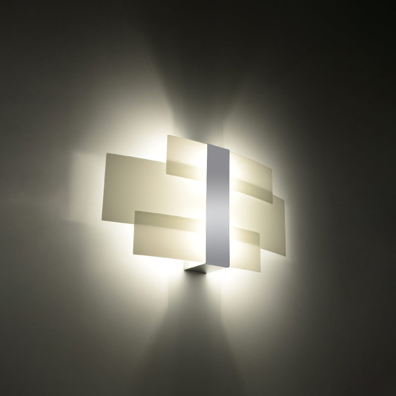 Petry Flush Mounted Sconce, Chrome
