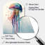 «Colorful Deepsea Jellyfish IV», art animalier en forme d'arche de poisson-109629761