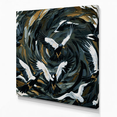 «Birds Common Fiscal», art mural sur toile