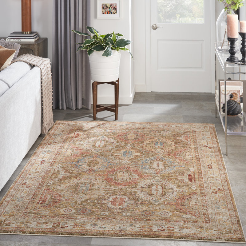 Geometric Indoor Rug, Rectangle 3'11" x 5'11"