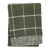 Olive Green Double Face Windowpane