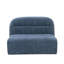 Forman - Canapé modulaire modulaire en tissu bleu moderne
