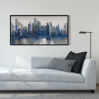 Melancholy City - Toile encadrée pour décoration de salon