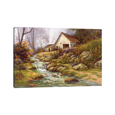 «Mornin 'Stroll» par Michael Humphries - peinture sur toile tendue